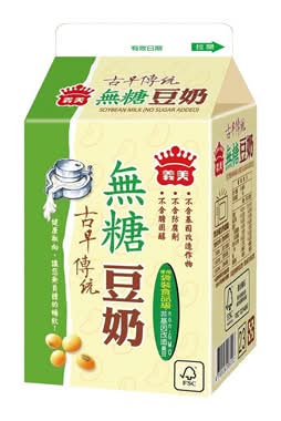 義美 古早傳統豆奶 - 無加糖 (400 mL)