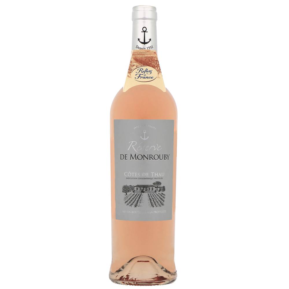 Reflets de France - Vin rosé réserve de monrouby igp côtes de thau (750ml)