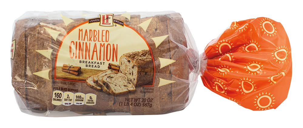 L'oven Fresh Marbled Cinnamon Breakfast Bread