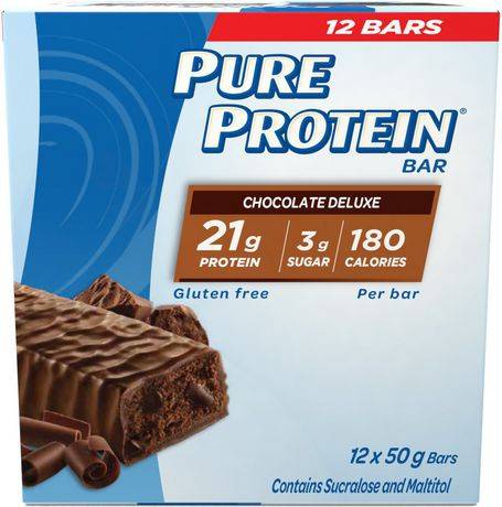 Pure Protein Chocolate Deluxe Bars (12 ct, 50 g)