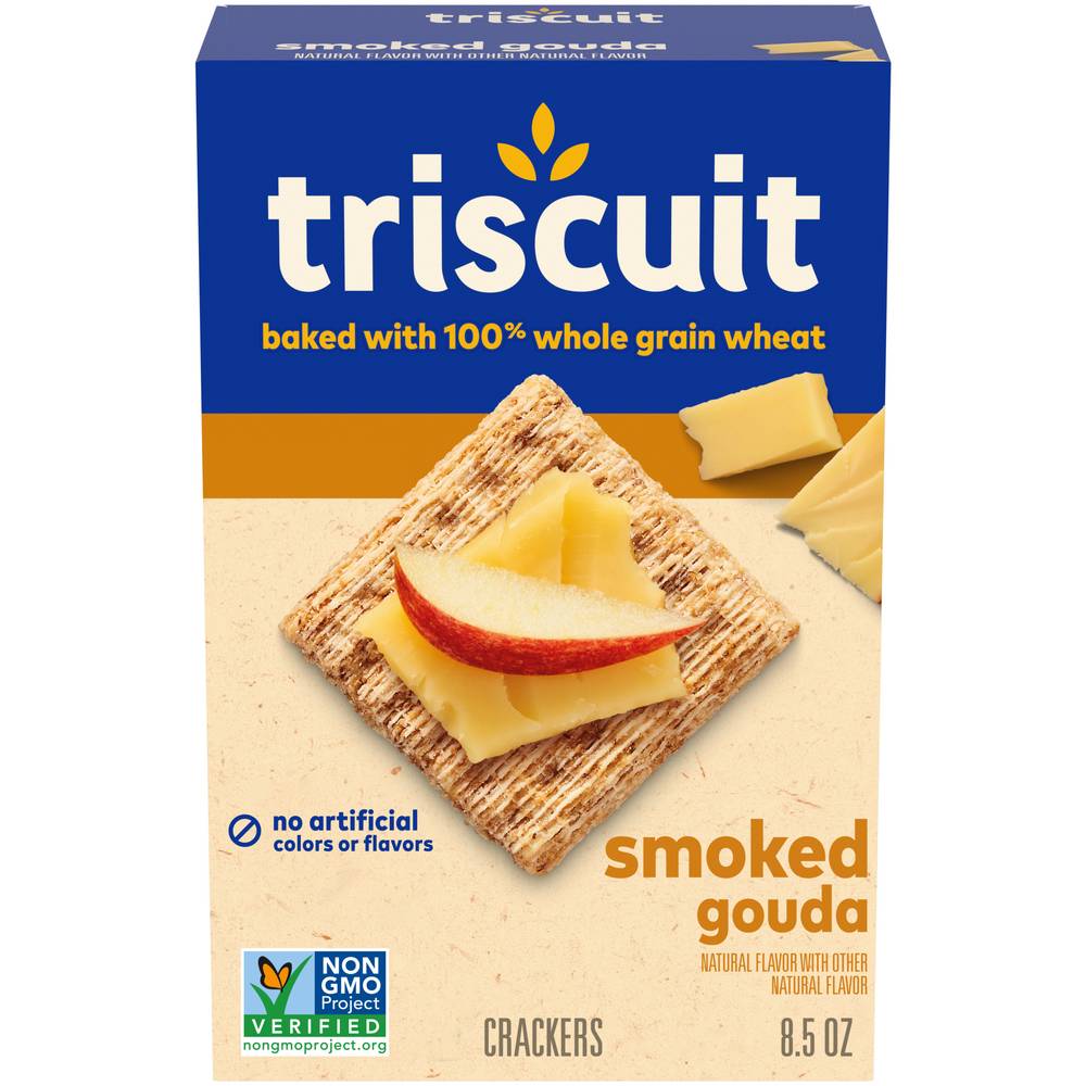 Triscuit Smoked Gouda Whole Grain Wheat Crackers (240 g)