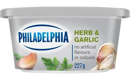 Philadelphia Cream Cheese, Herb & Garlic (227 g)