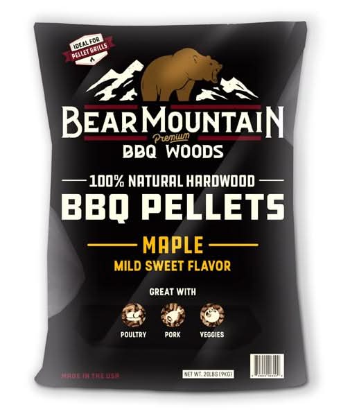 Bear Mountain Premium Bbq Woods Pellets, Maple (20 lbs)