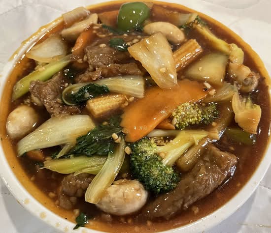 Beef with Mixed Vegetables