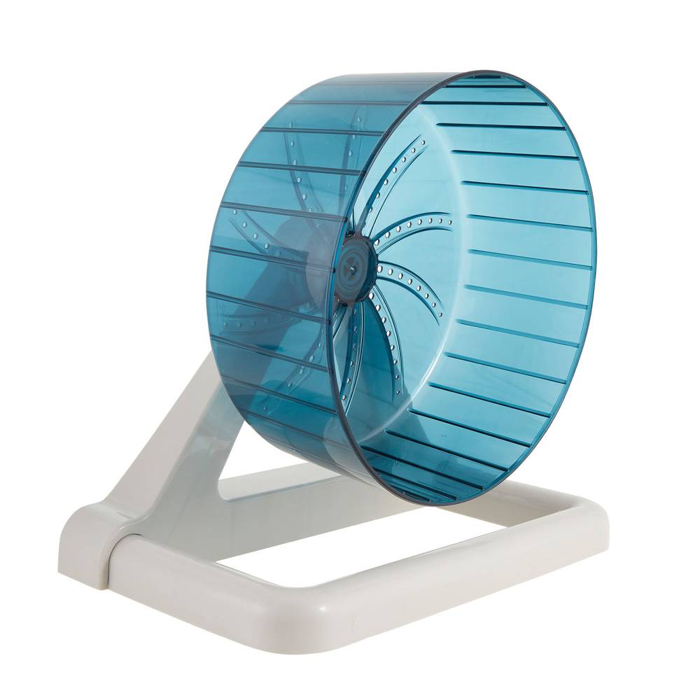 Full Cheeks Small Pet Silent Exercise Wheel, Blue