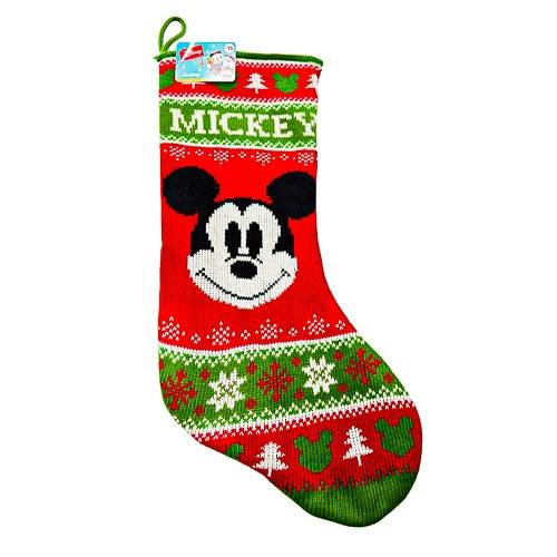19" Disney Mickey Mouse & Friends Mickey Mouse Knit Christmas Holiday Stocking