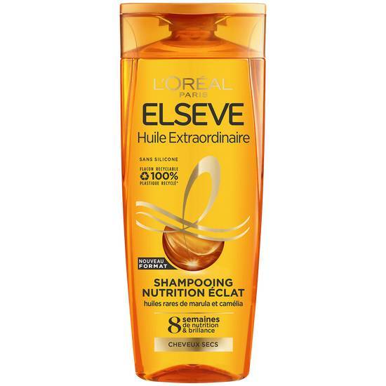 L'Oréal - Elsève shampooing nutrition éclat cheveux secs huile extraordinaire (300ml)