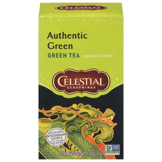 Celestial Seasonings Authentic Green Green Tea (20 ct)