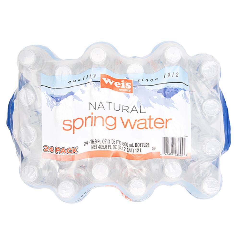 Weis Quality Spring Water (24 pack, 16.9 fl oz)