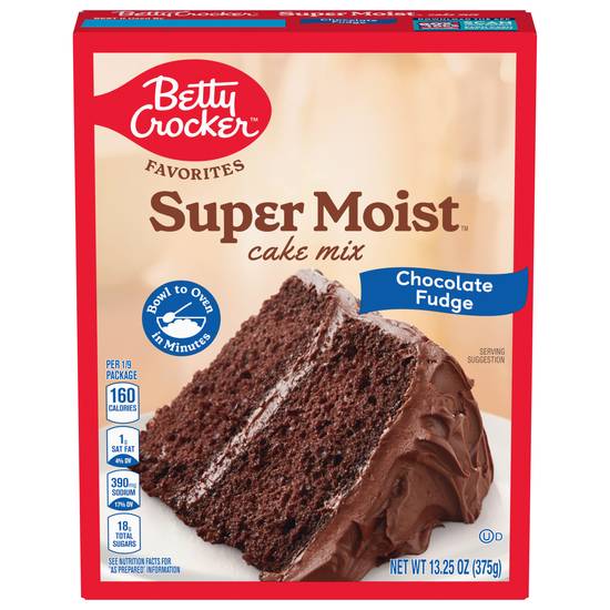 Betty Crocker Supermoist Chocolate Fudge Cake Mix