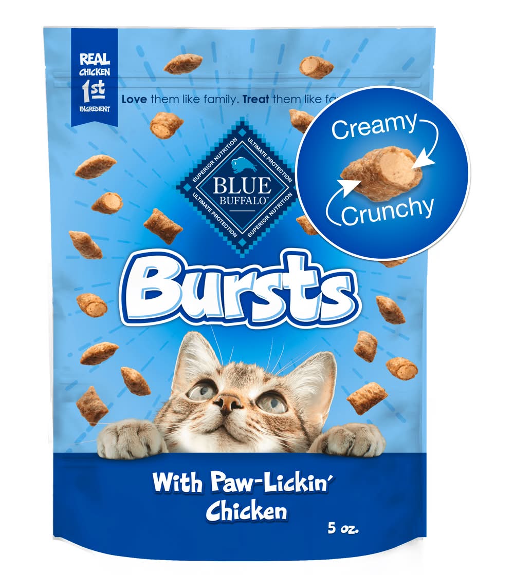 Blue Buffalo Bursts Crunchy & Creamy Chicken Flavor Cat Treats (5 oz)