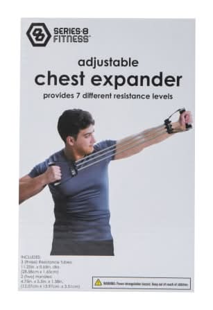 Series-8 Fitness™ Adjustable Chest Expander Black