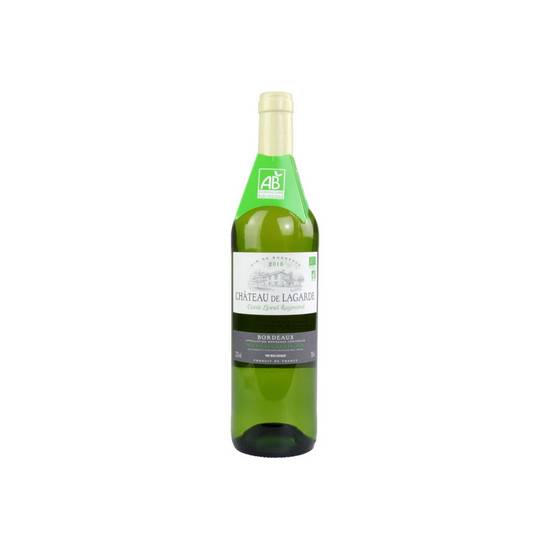 Vin blanc Bordeaux Bio CHATEAU DE LAGARDE 75cl