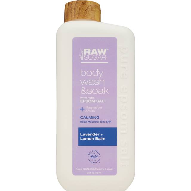 Raw Sugar Body Wash + Soak With Epsom Salt (lavender-lemon balm)