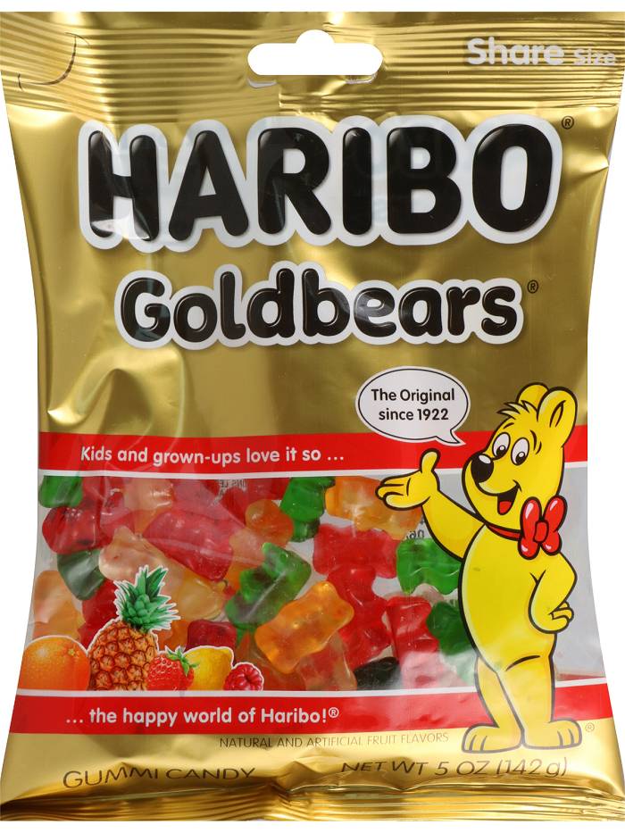 Haribo Gold Bears 5 oz (Peg Bag)