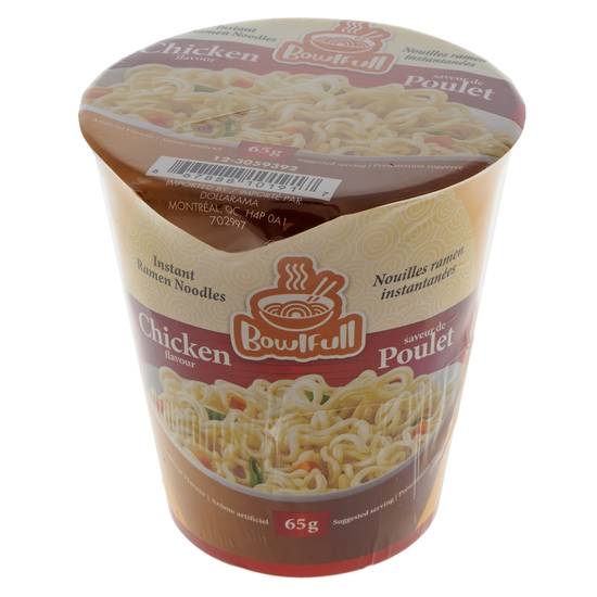 Bowlfull Instant Noodle Soup, Chicken Flavour (65g)