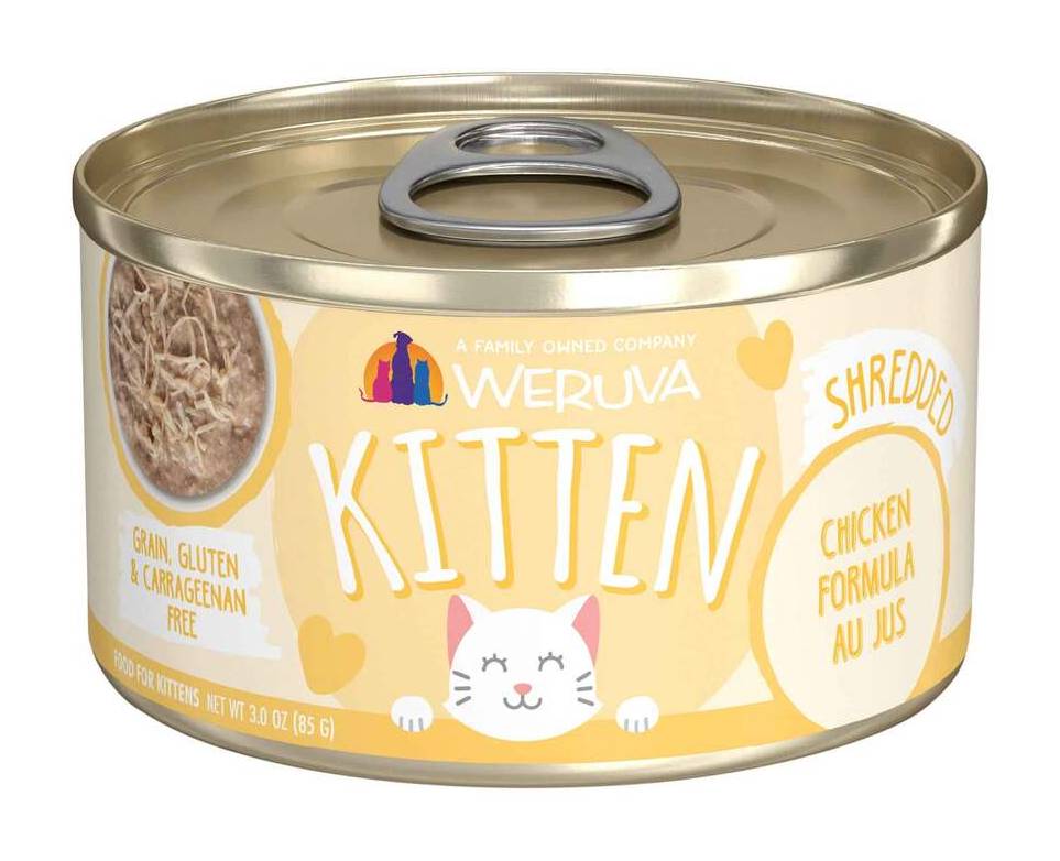 Weruva Kitten Shredded Chicken Wet Cat Food (3 oz)