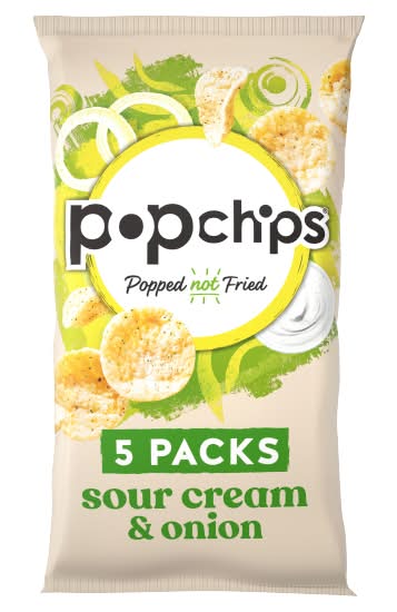 Popchips Sour Cream & Onion Flavour Potato Snacks (17g)