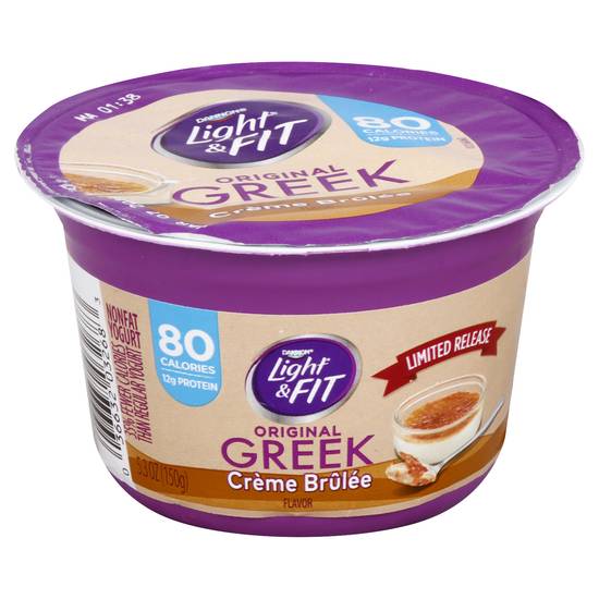 Light + Fit Original Creme Brulee Greek Yogurt