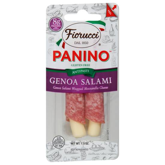 Fiorucci Panino Genoa Salami Antipasti