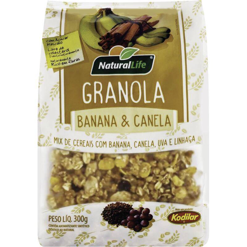 Kodilar granola banana e canela (300g)