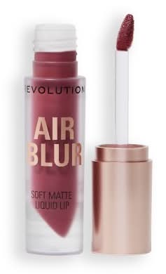 Makeup Revolution Air Blur Soft Matte Liquid Lipstick, Black Cherry (0.11 fl oz)