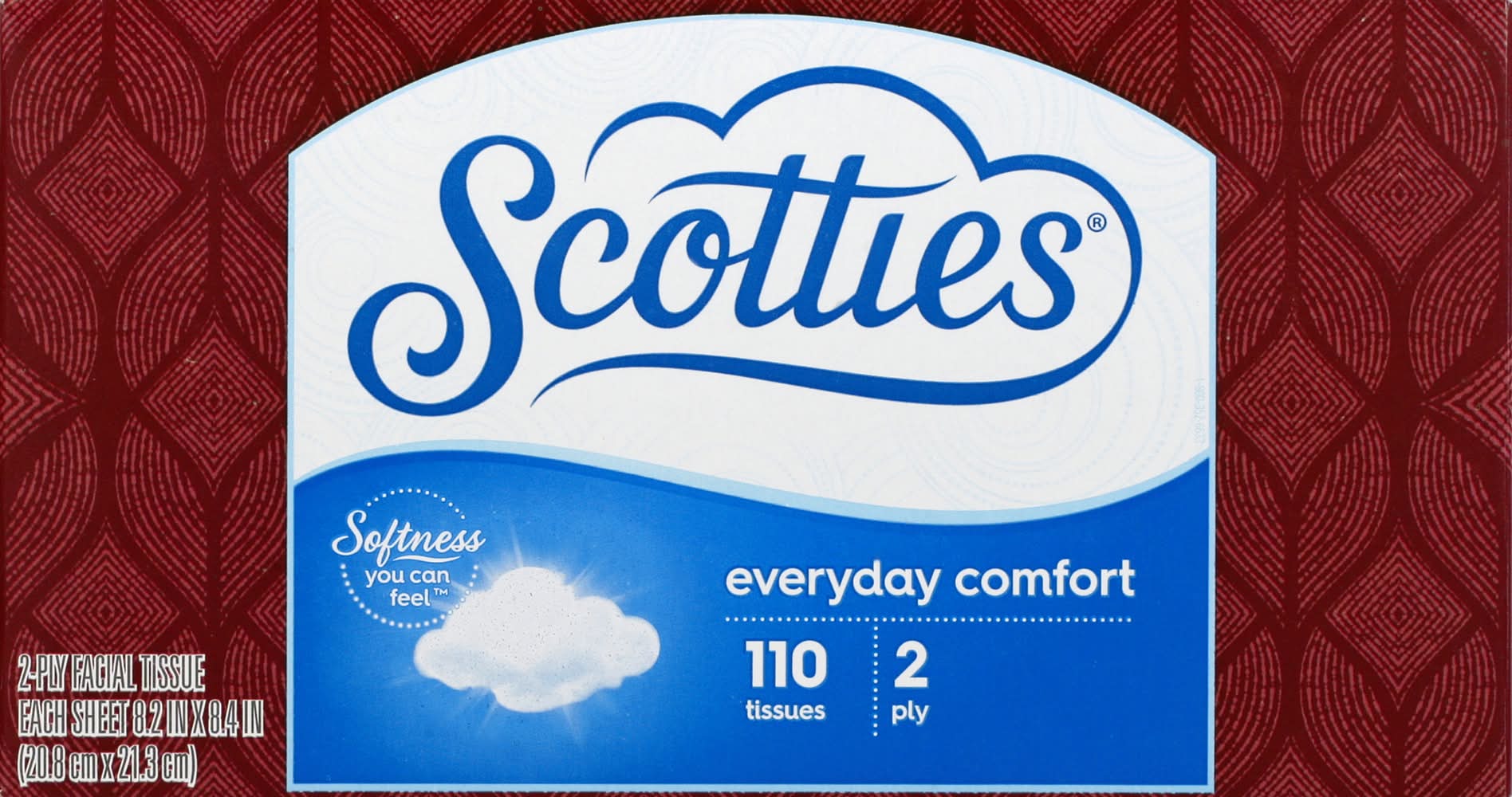 Scotties Everyday Comfort 2-ply Facial Tissue (6.4 oz)