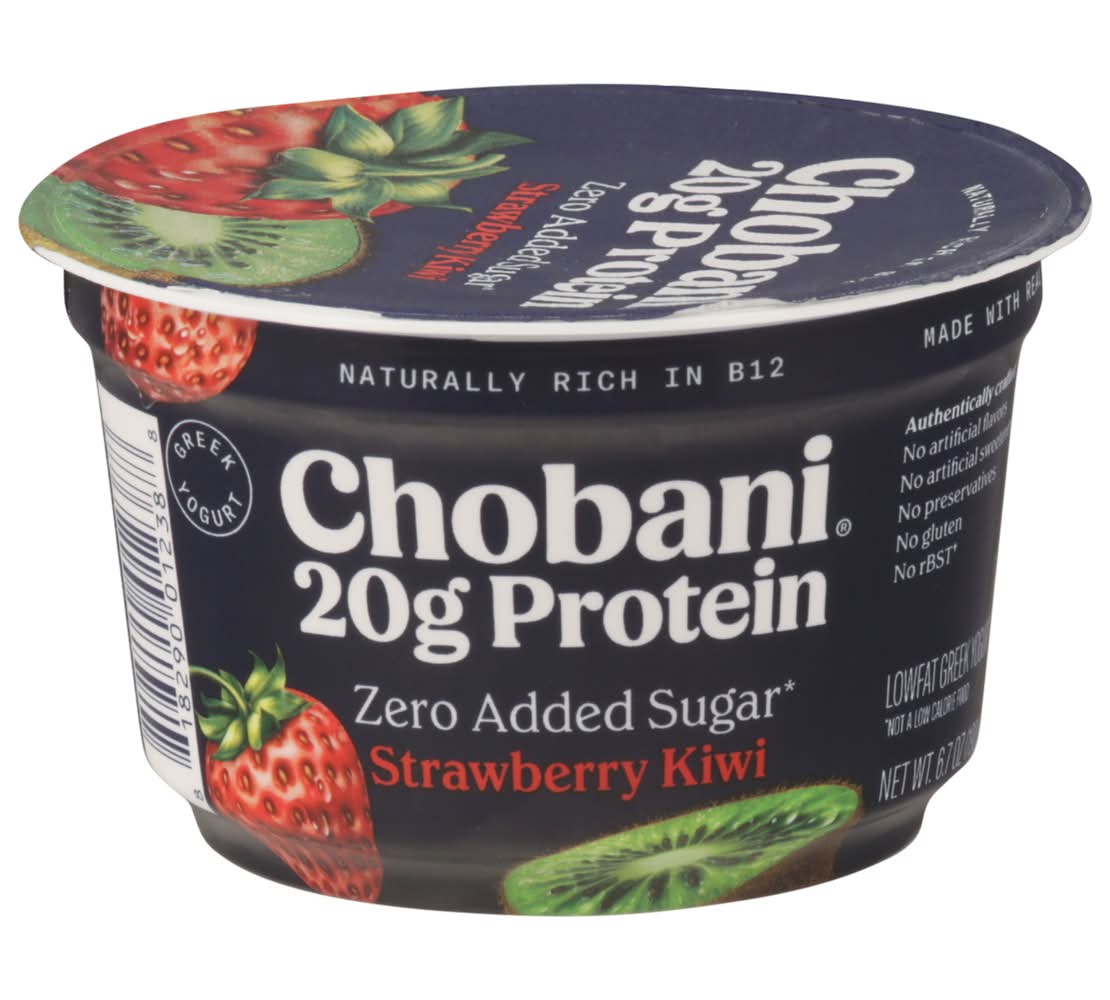 Chobani High Protein Greek Yogurt, Strawberry-Kiwi (6.7 oz)