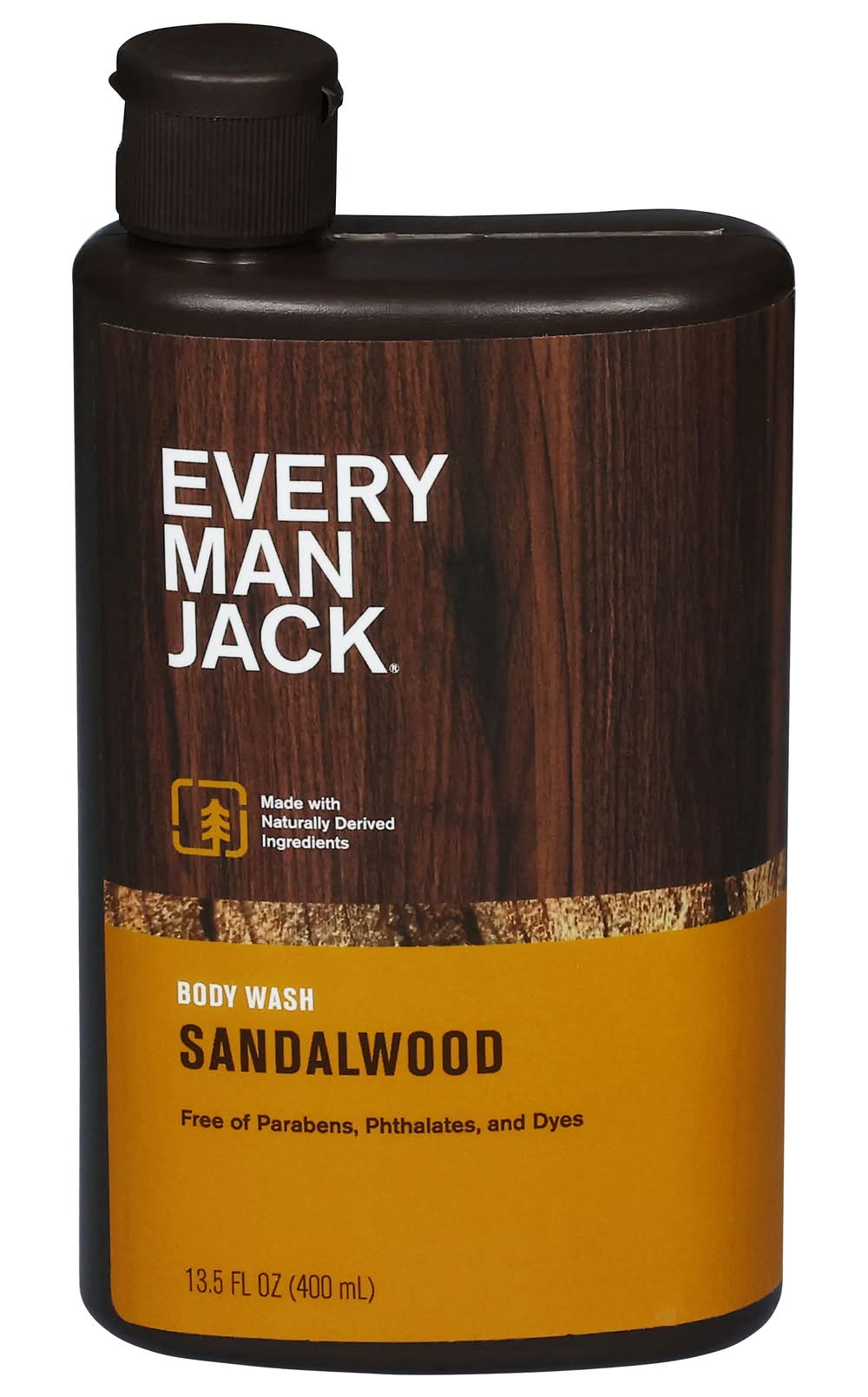 Every Man Jack Hydrating Body Wash, Sandalwood (13.5 fl oz)