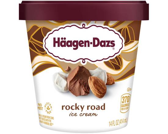 Order Haagen-Dazs Rocky Road Pint food online from Chevron Extramile store, Everett on bringmethat.com