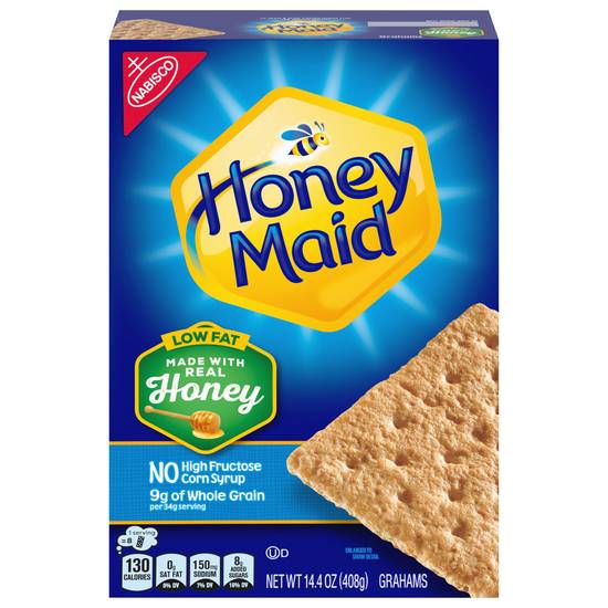 Honey Maid Low Fat Whole Grain Graham Crackers (honey-cinnamon)