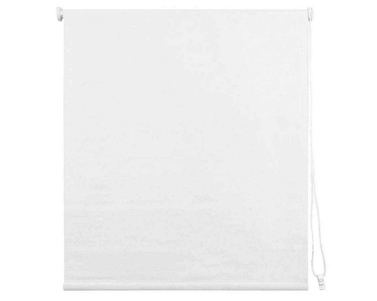 Cotidiana cortina roller blackout liso blanco (80 x 165 cm)