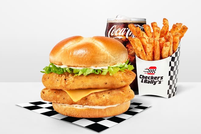Spicy Chicken Double Sandwich Combo