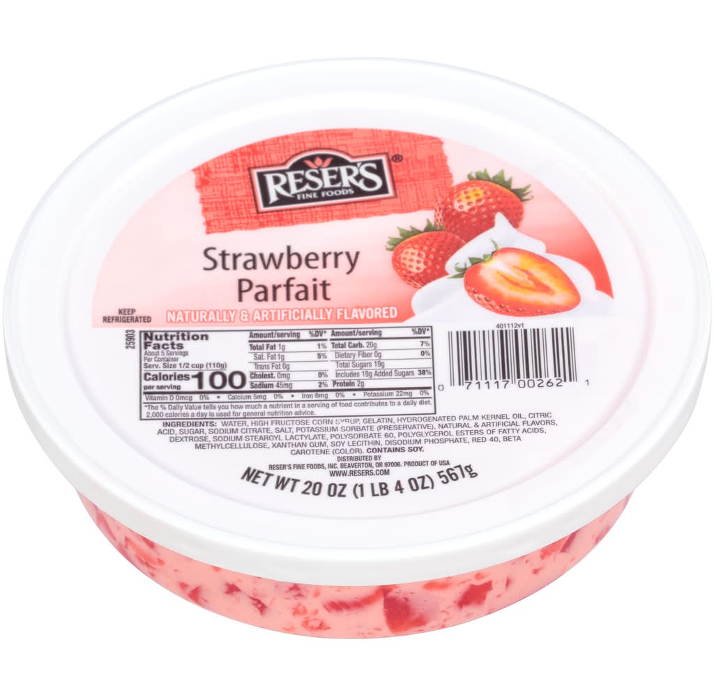Reser's Fine Foods Parfait, Strawberry (1.25 lbs)