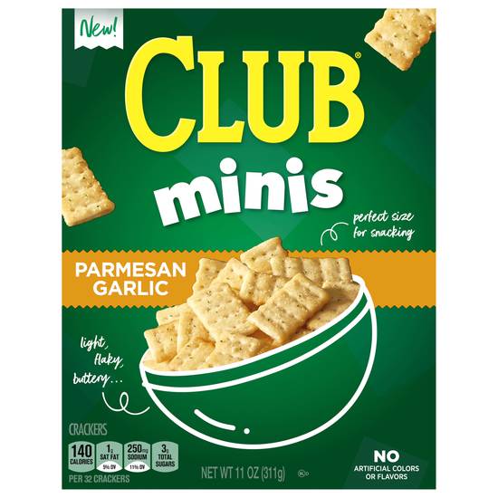 Club Minis Crackers (parmesan-garlic)