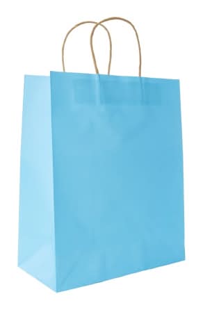 Recyclable Eco-Friendly Large Gift Bags 5-Count Blue