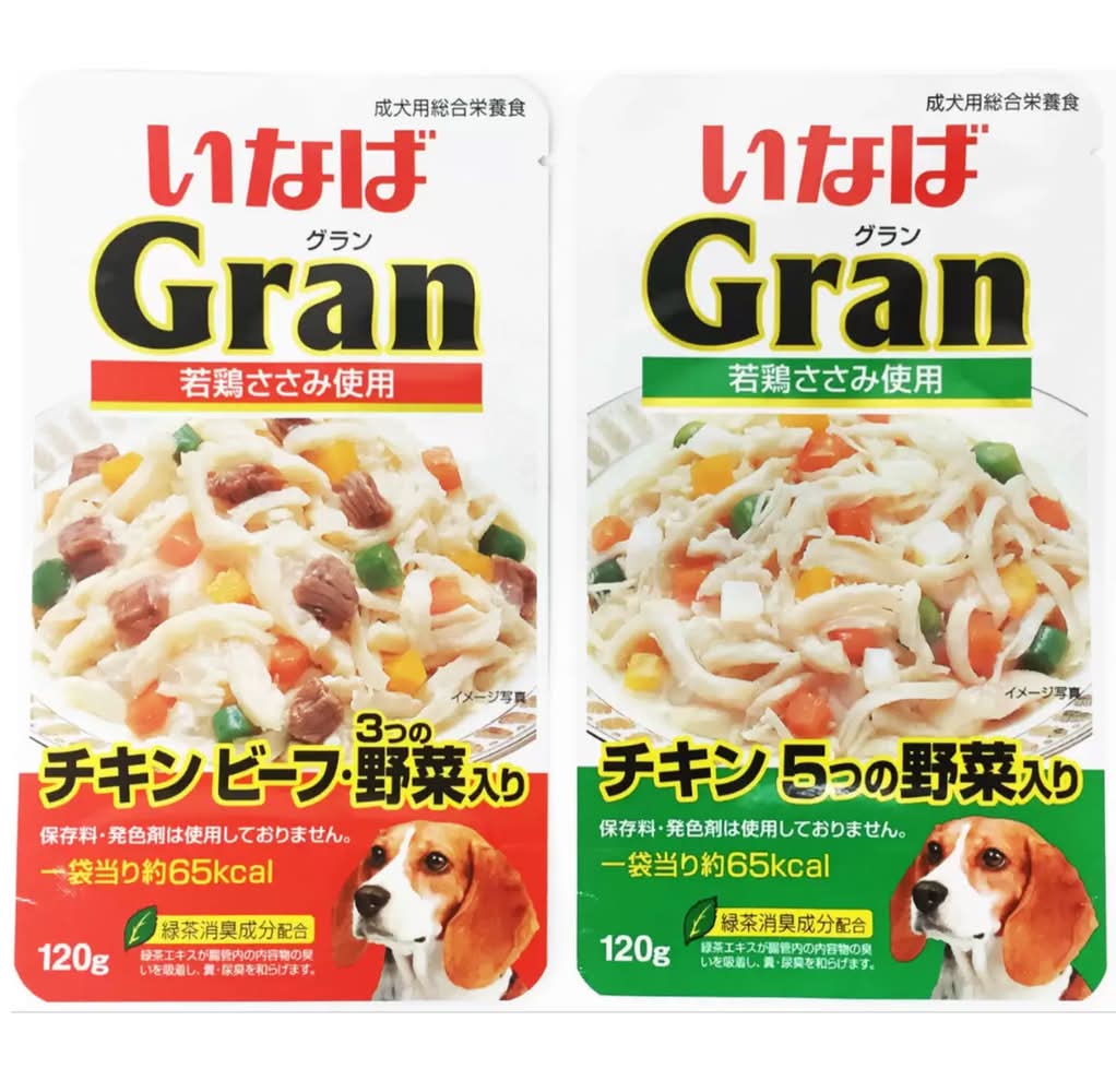イナバ グラン レトルト ドッグフード 120g x 12