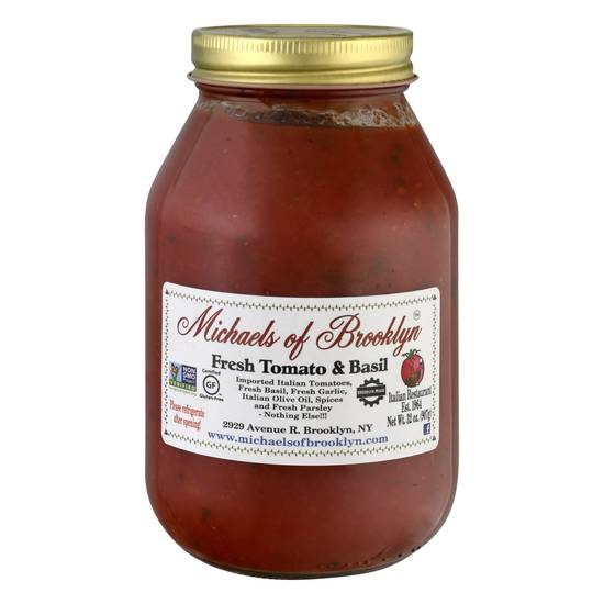Michaels Of Brooklyn Fresh Sauce (tomato-basil)