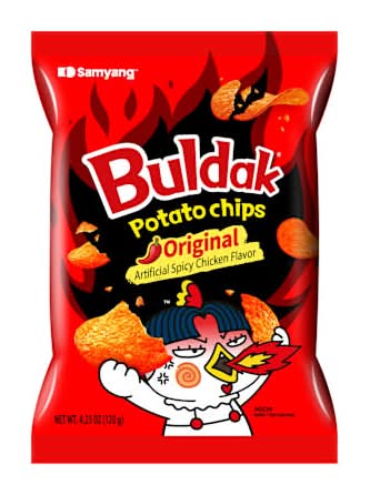 Buldak® Flavored Potato Chips 4.23oz Original