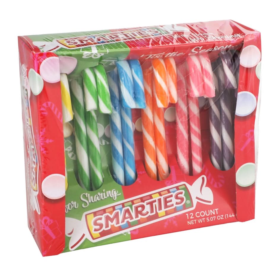 Smarties Candy Canes Fruity, Assorted (12 ct)