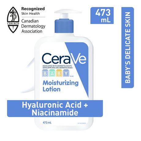 Cerave Baby Moisturizing Lotion Gentle Skin Care For Face & Body (473 ml)