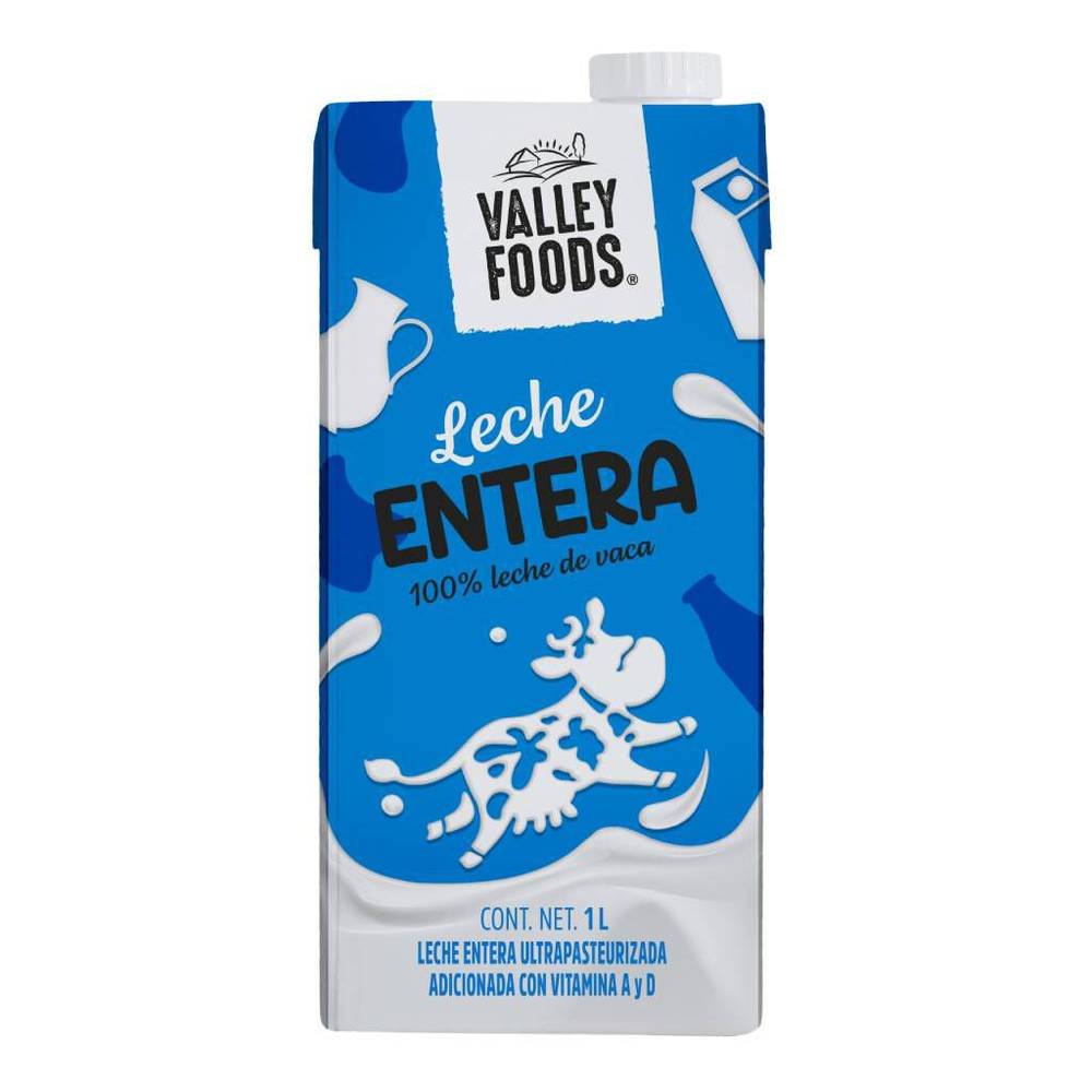 Valley foods leche entera