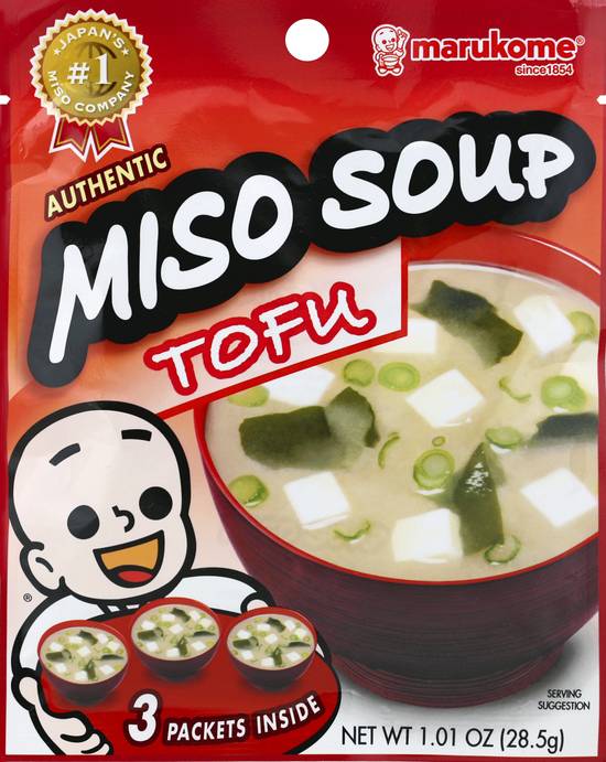 Marukome Authentic Tofu Miso Soup (3 ct)