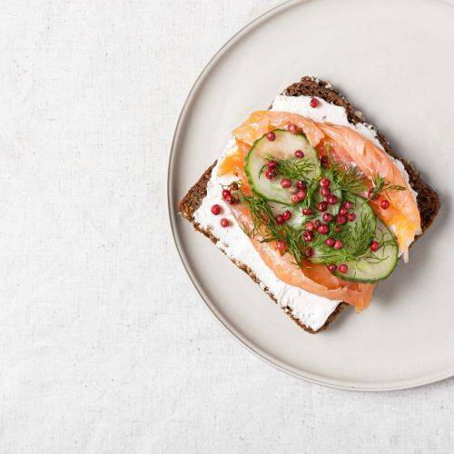 Smoked Salmon Open Rye