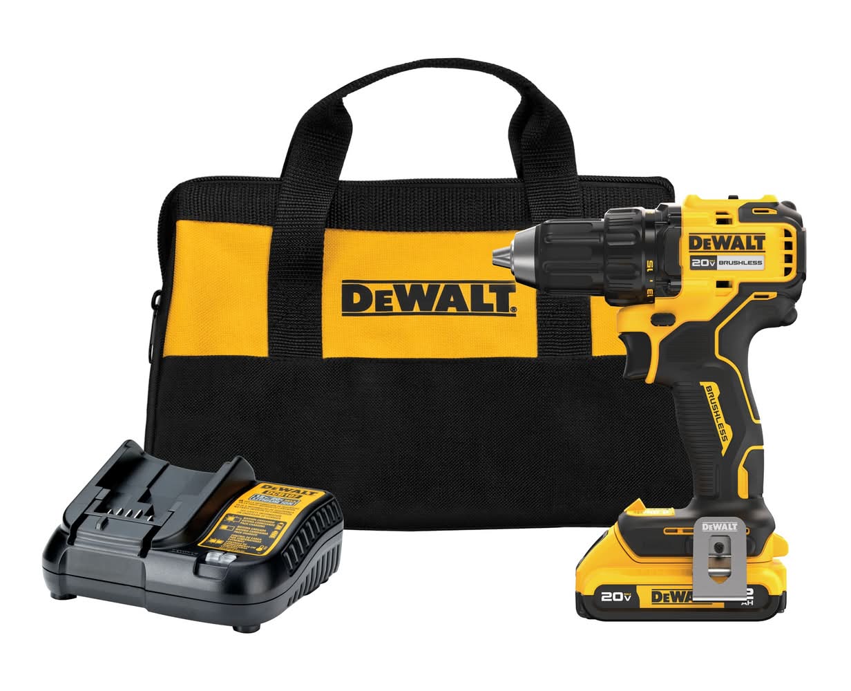 DEWALT 20-volt Max 1/2-in Keyless Brushless Cordless Drill ( 1 -Batteries Included, and Charger Included )