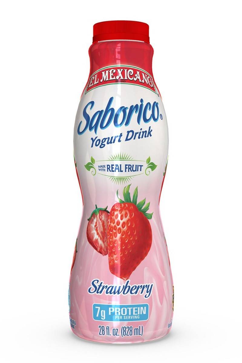 El Mexicano Saborico Yogurt Drink Strawberry - 28oz/6ct