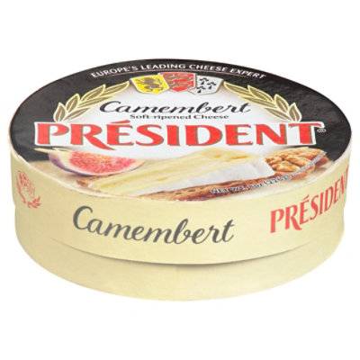President Soft Ripened Camembert Round Cheese