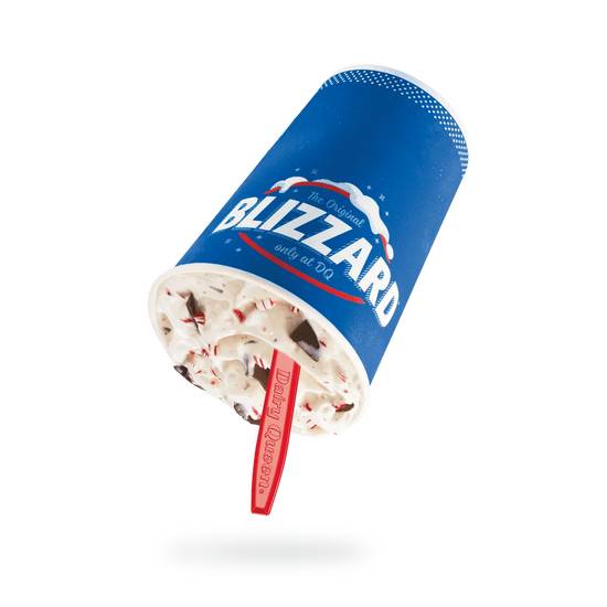 Candy Cane Chill Blizzard Treat