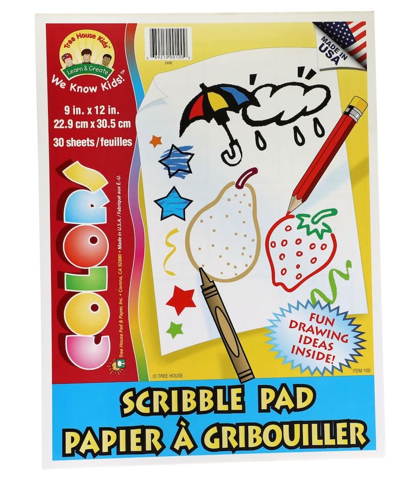 Tree House Kids Colors Scribble Pads