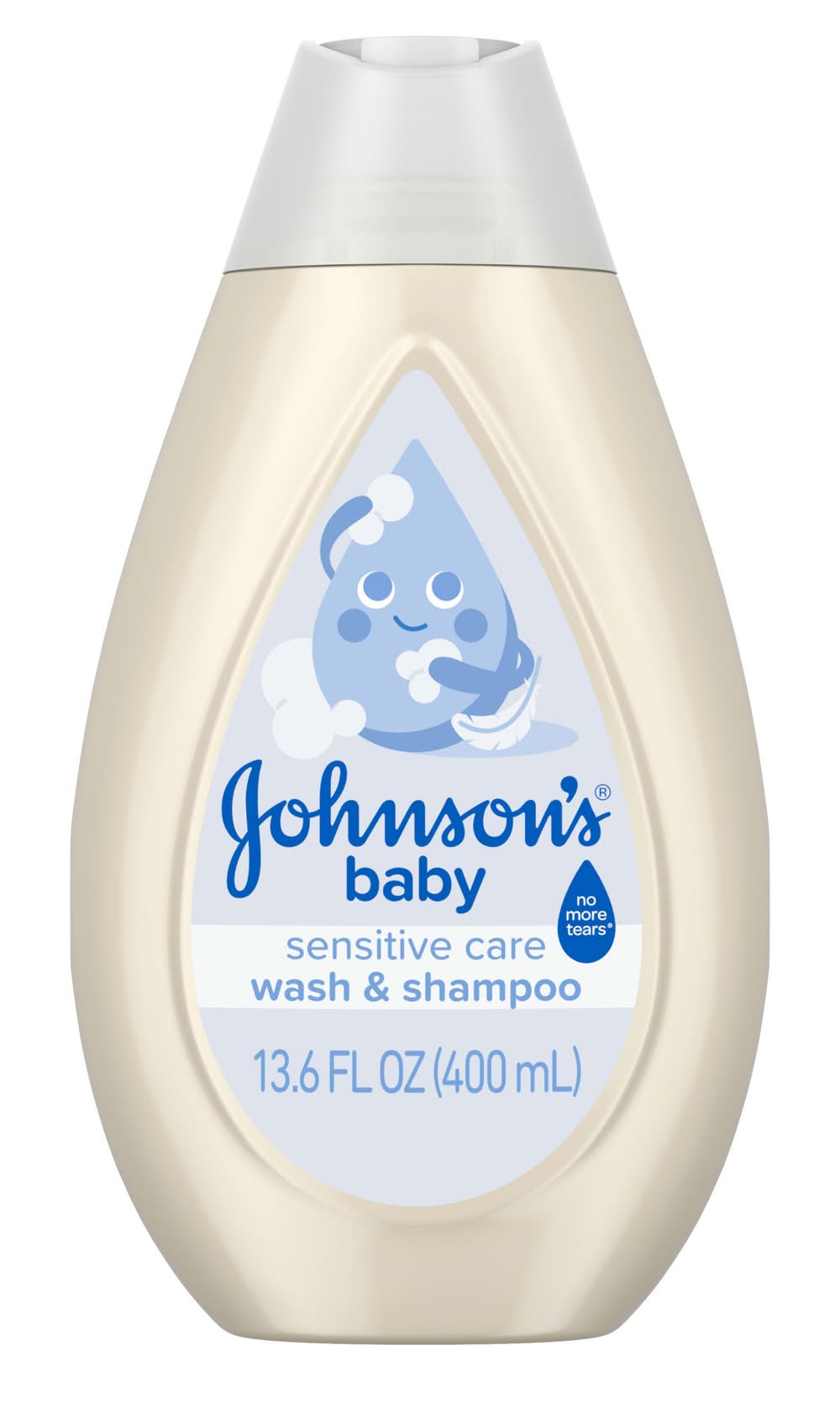 Johnson's Sensitive Cream Lightly Scented Face & Body Cream (13.6 fl oz)